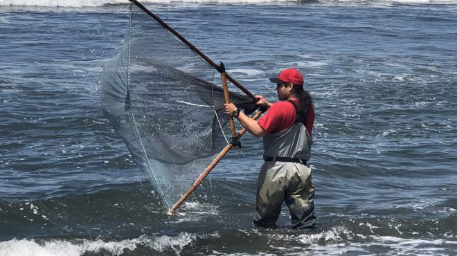 Tylor Jones, Resighini smelt fishing