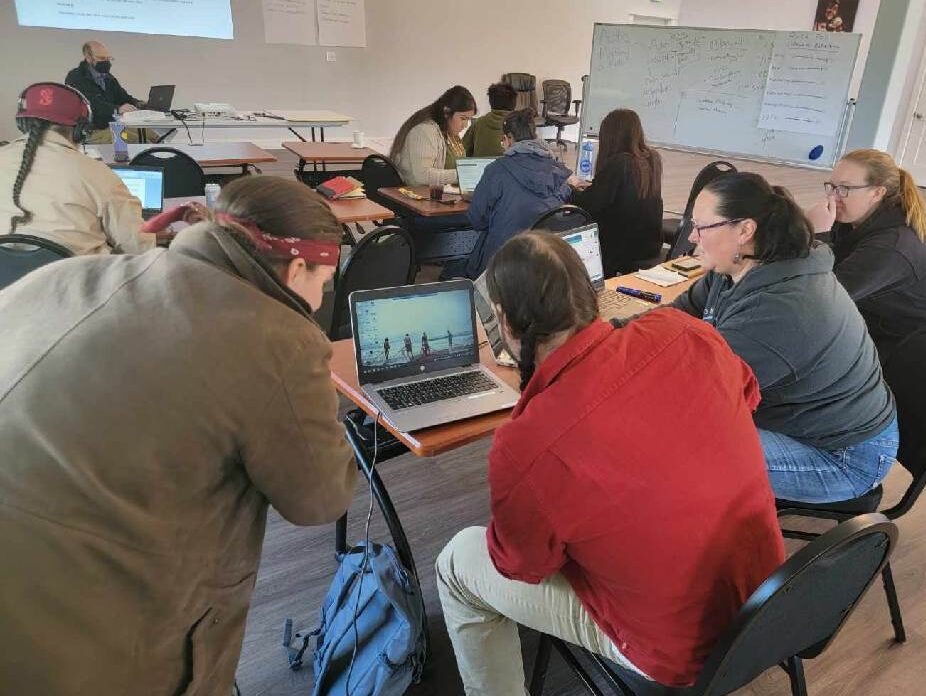 Indigenous-led archiving workshop
